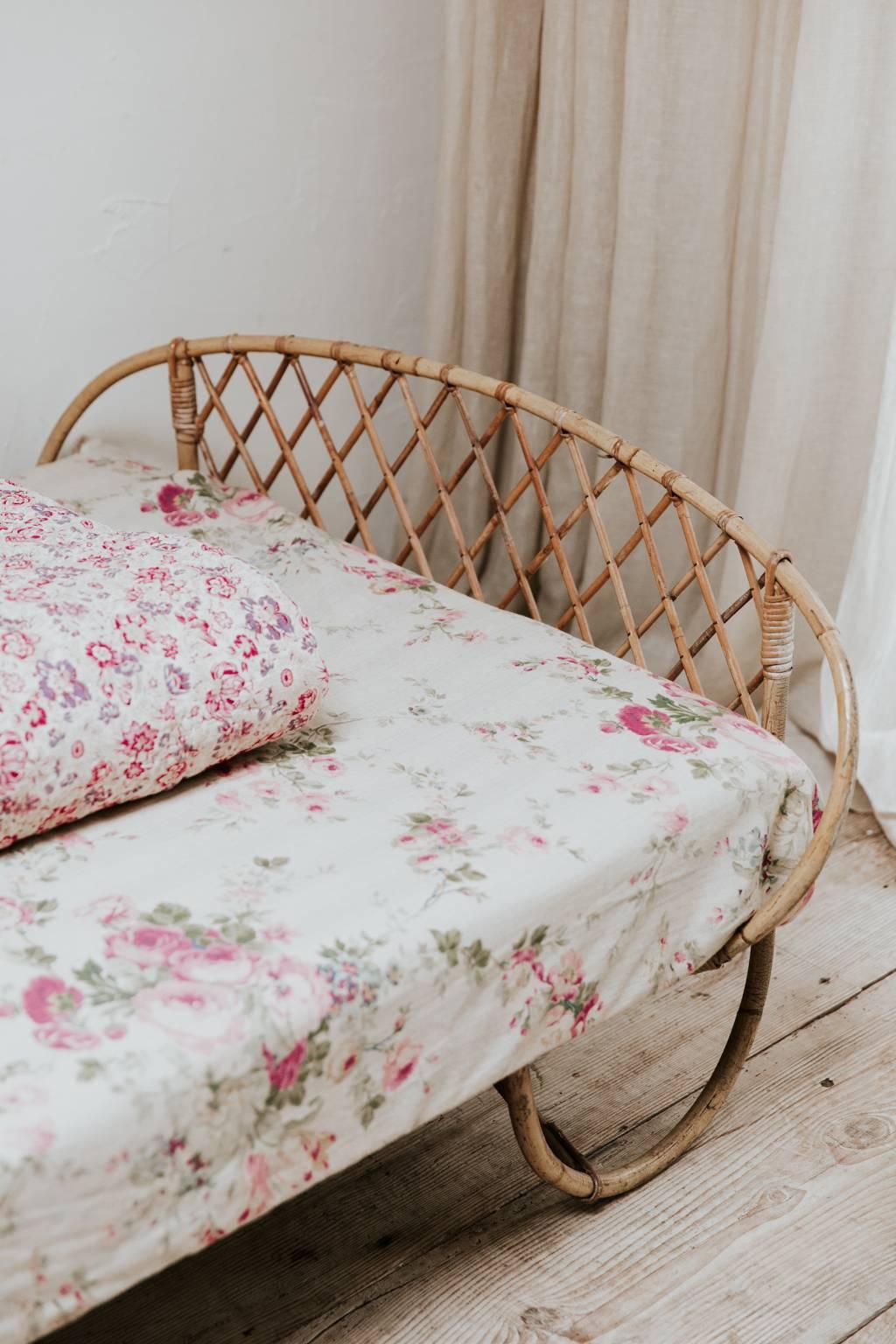 20th Century Rattan/Wicker Bed 1