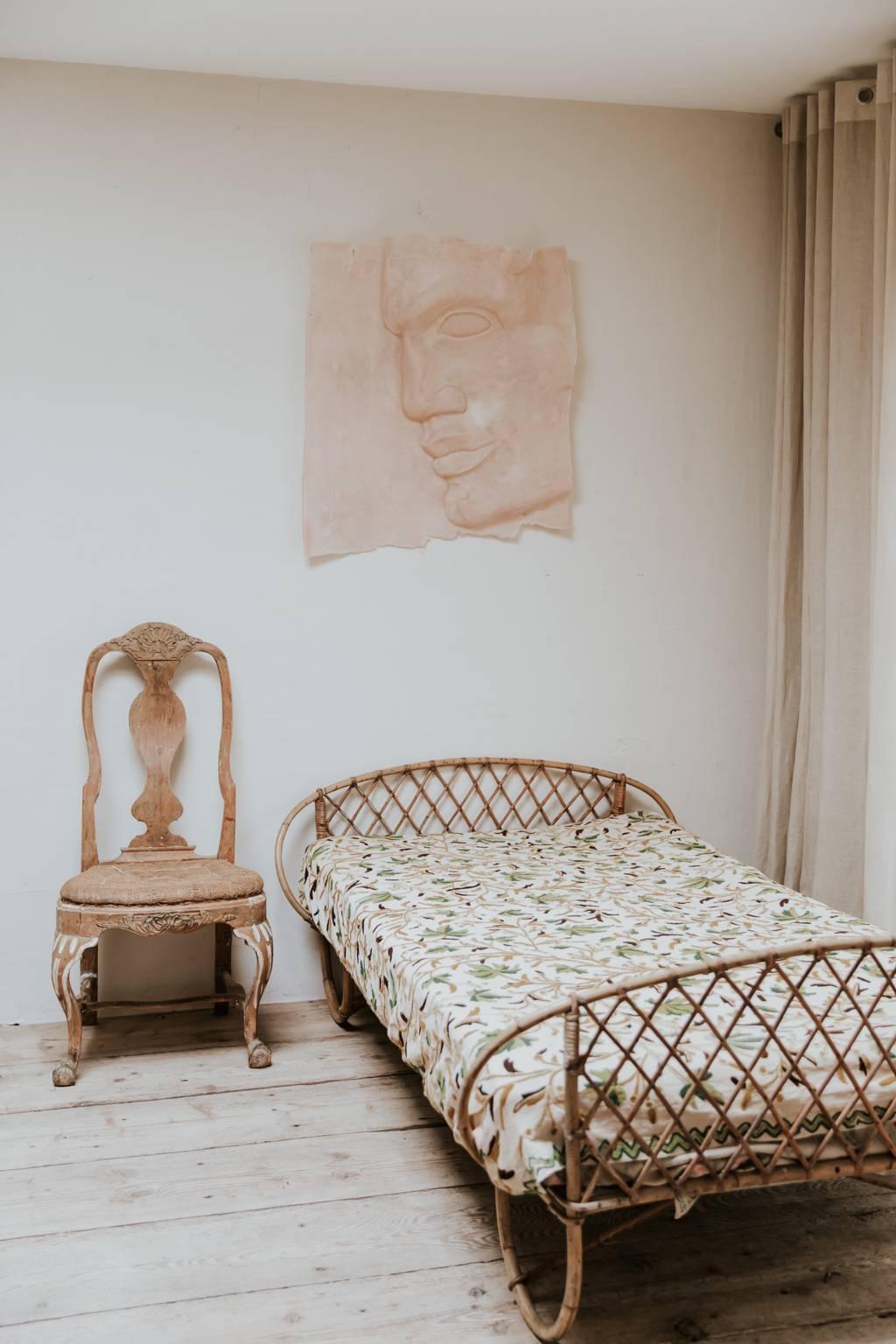 20th Century Rattan/Wicker Bed 2