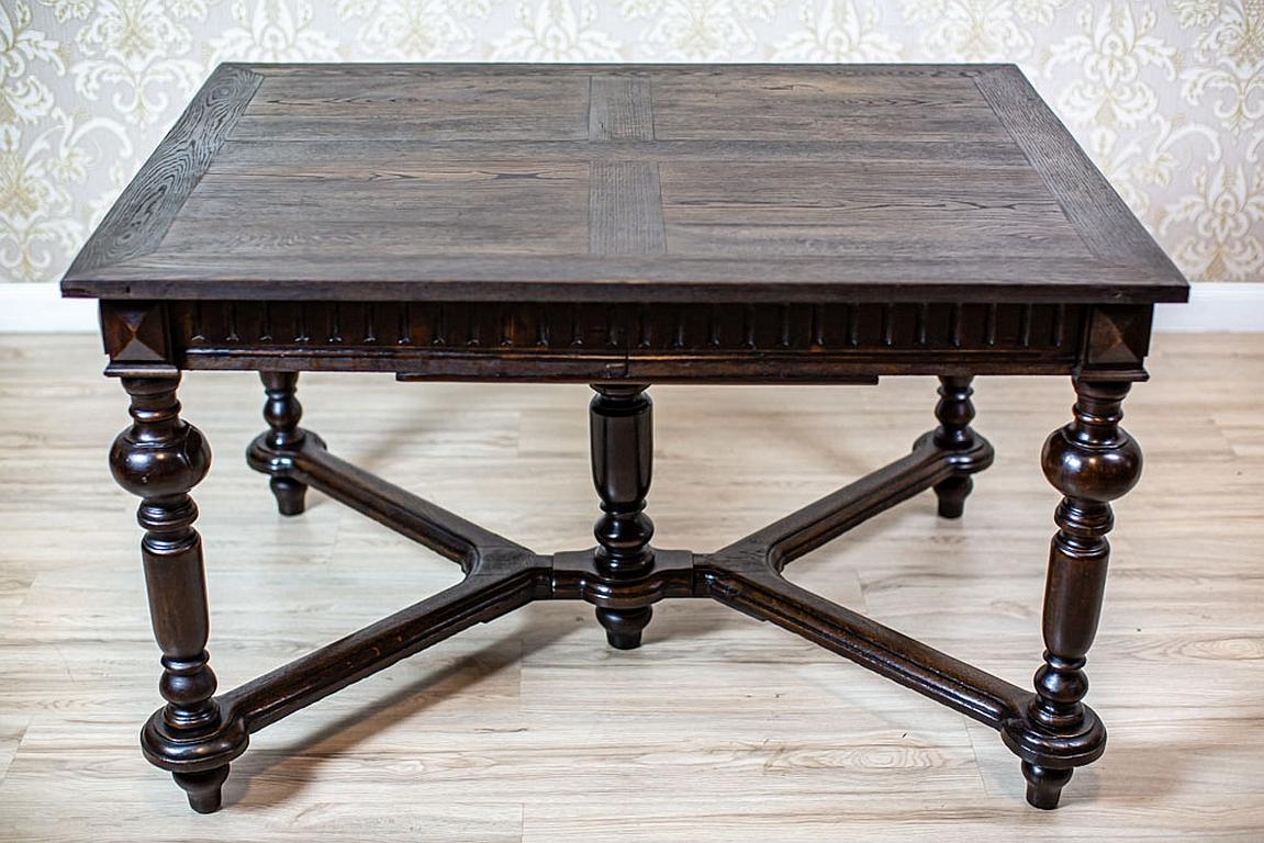 20th-Century Rectangular Oak Dining Table

We present you an oak table from the early 20th century.

This piece of furniture has undergone renovation.