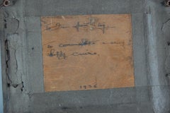 20th Century Red Indian Chief Painting on Panel