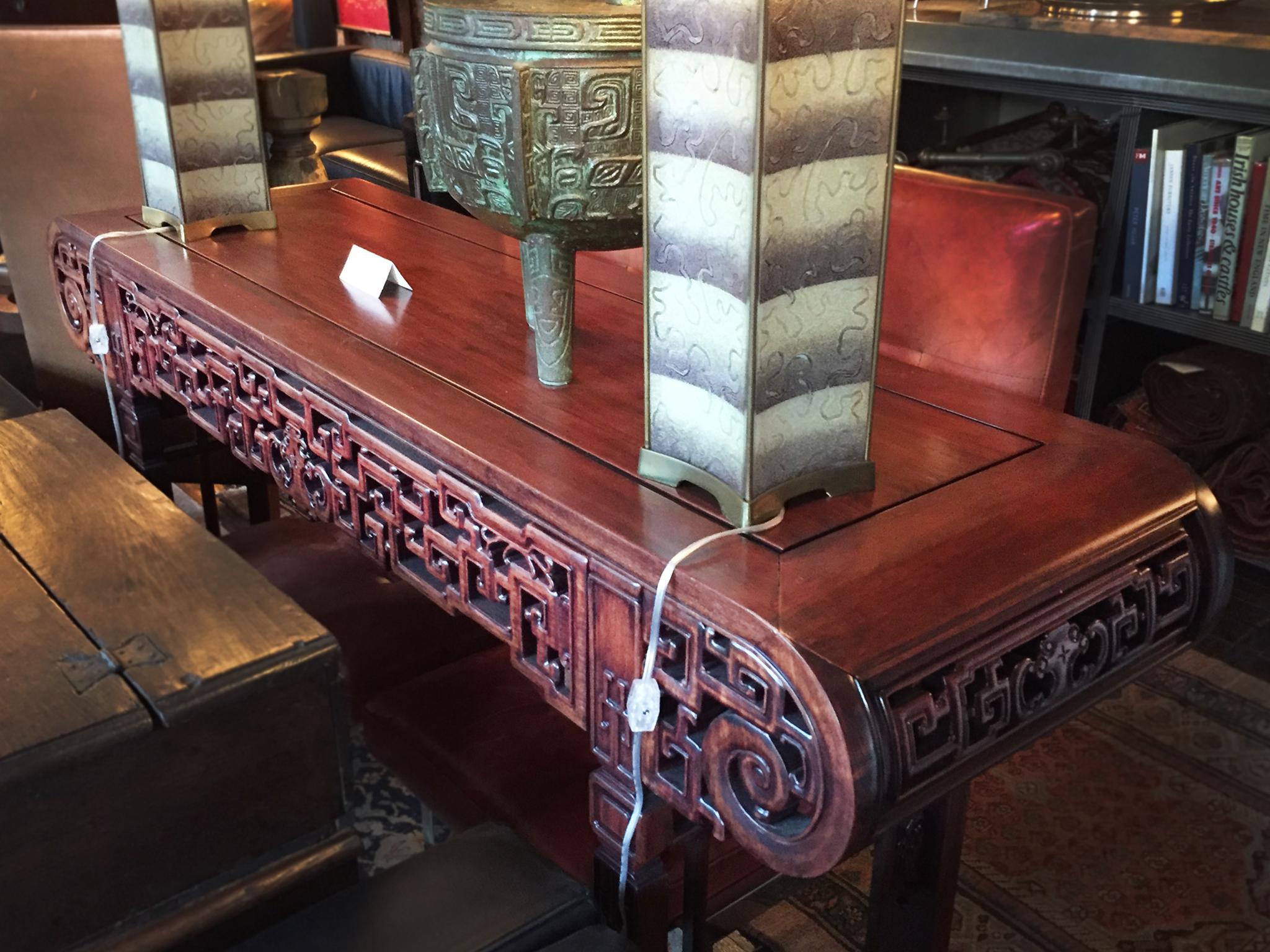20th Century Refinished Elmwood Asian Altar Table In Good Condition In New York, NY