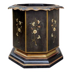 20th Century Regency Style Container/Planter with Pearl Inlay, Gilt Detail
