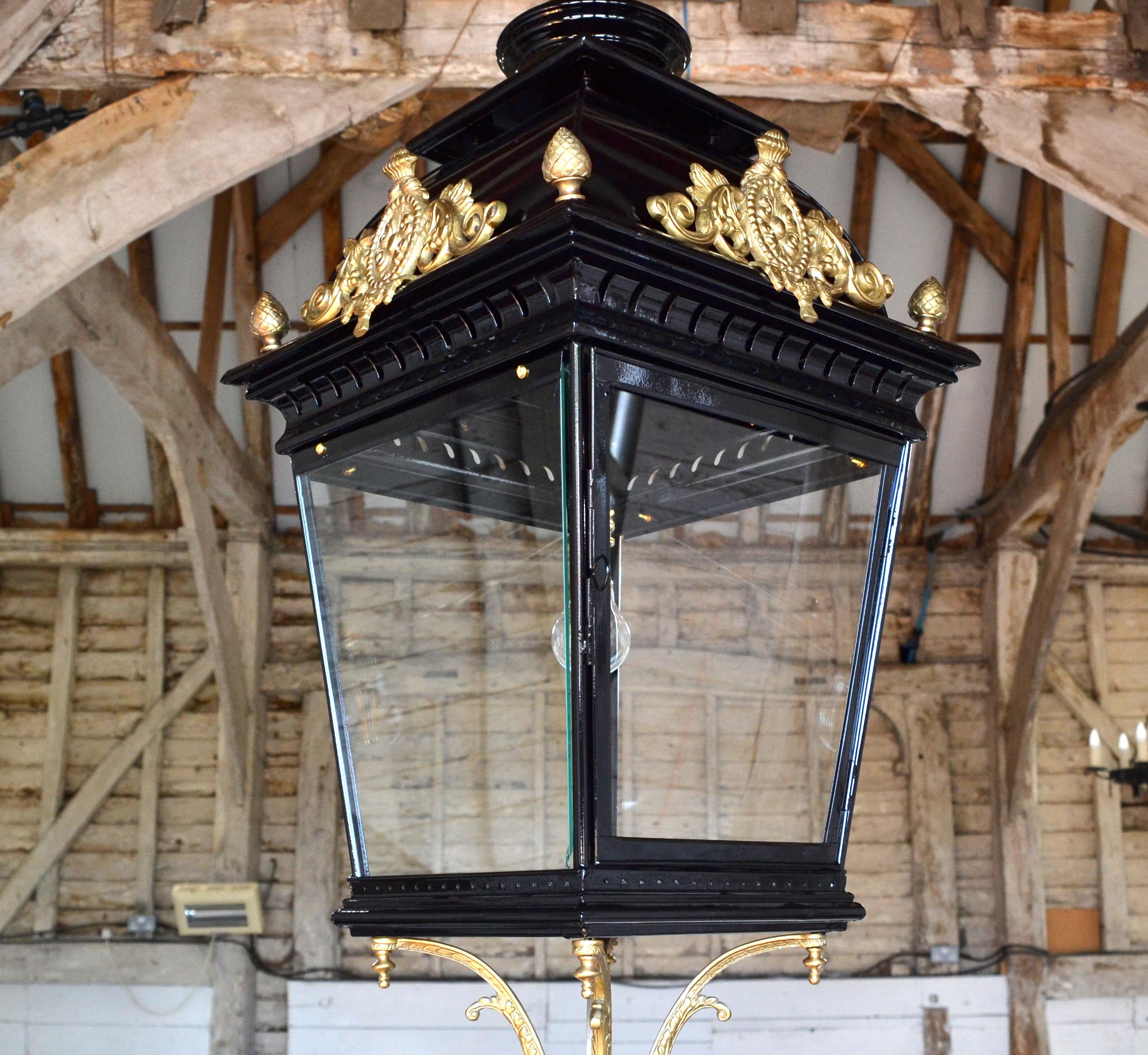 English 20th Century Regency Style Hanging Lantern For Sale