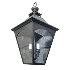 20th Century Regency Style Iron Lantern