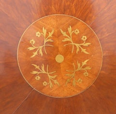 20th Century Regency Style Mahogany Round Dining Table
