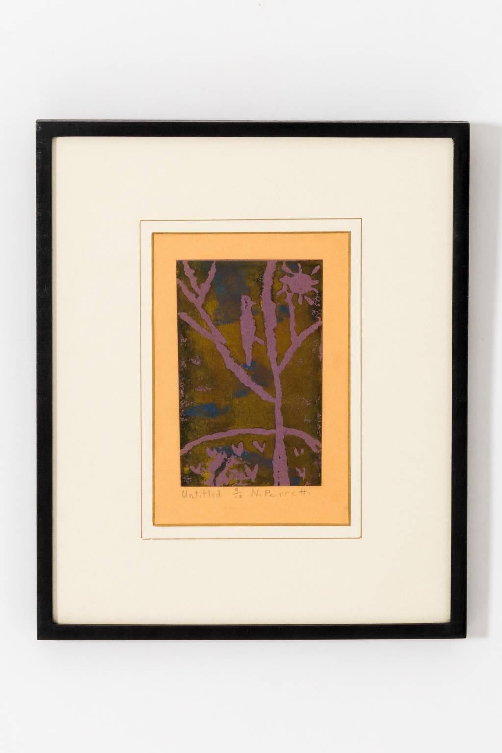 20th Century Relief Prints of Abstract Compositions In Excellent Condition In Stamford, CT