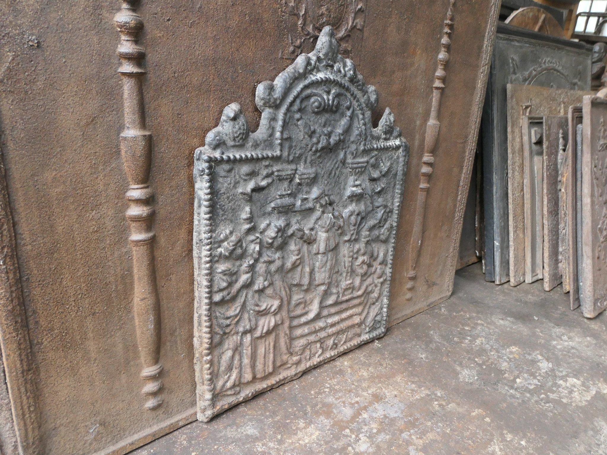20th Century 'Religious Theme' Fireback / Backsplash, Gothic Style For Sale 5