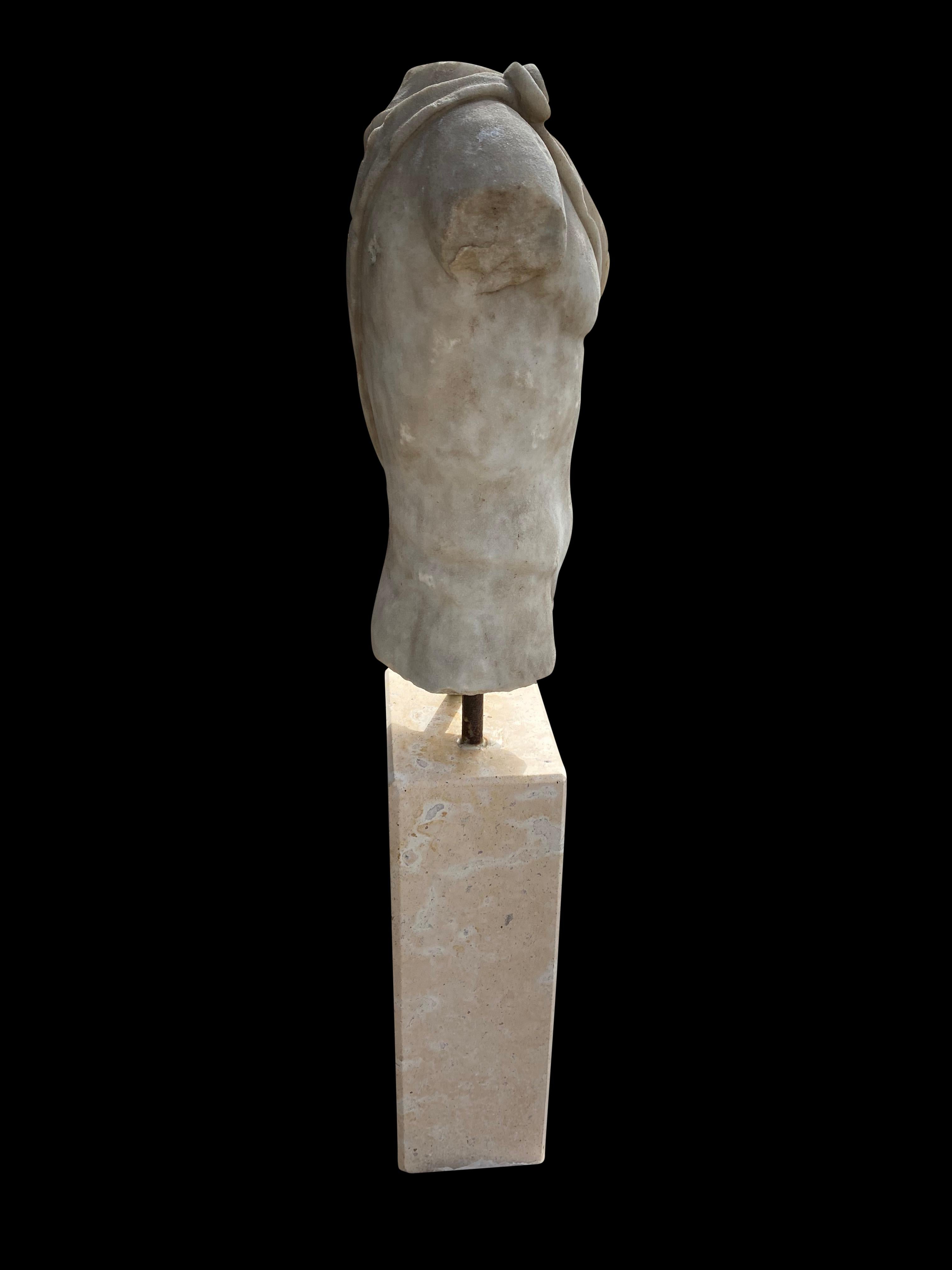 20th Century Replica of Greek Roman Marble Torso For Sale 3