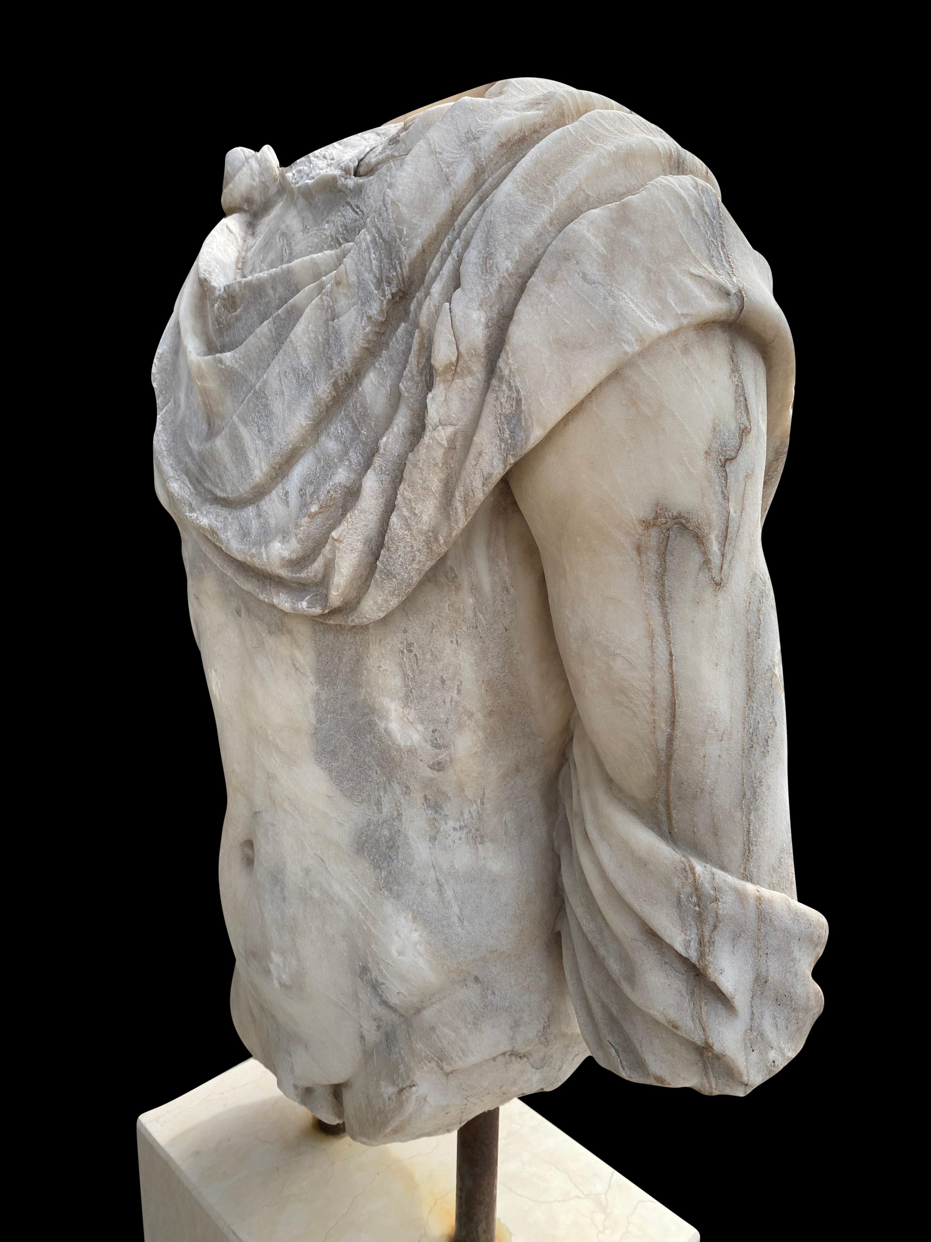 20th Century Replica of Greek Roman Marble Torso For Sale 9