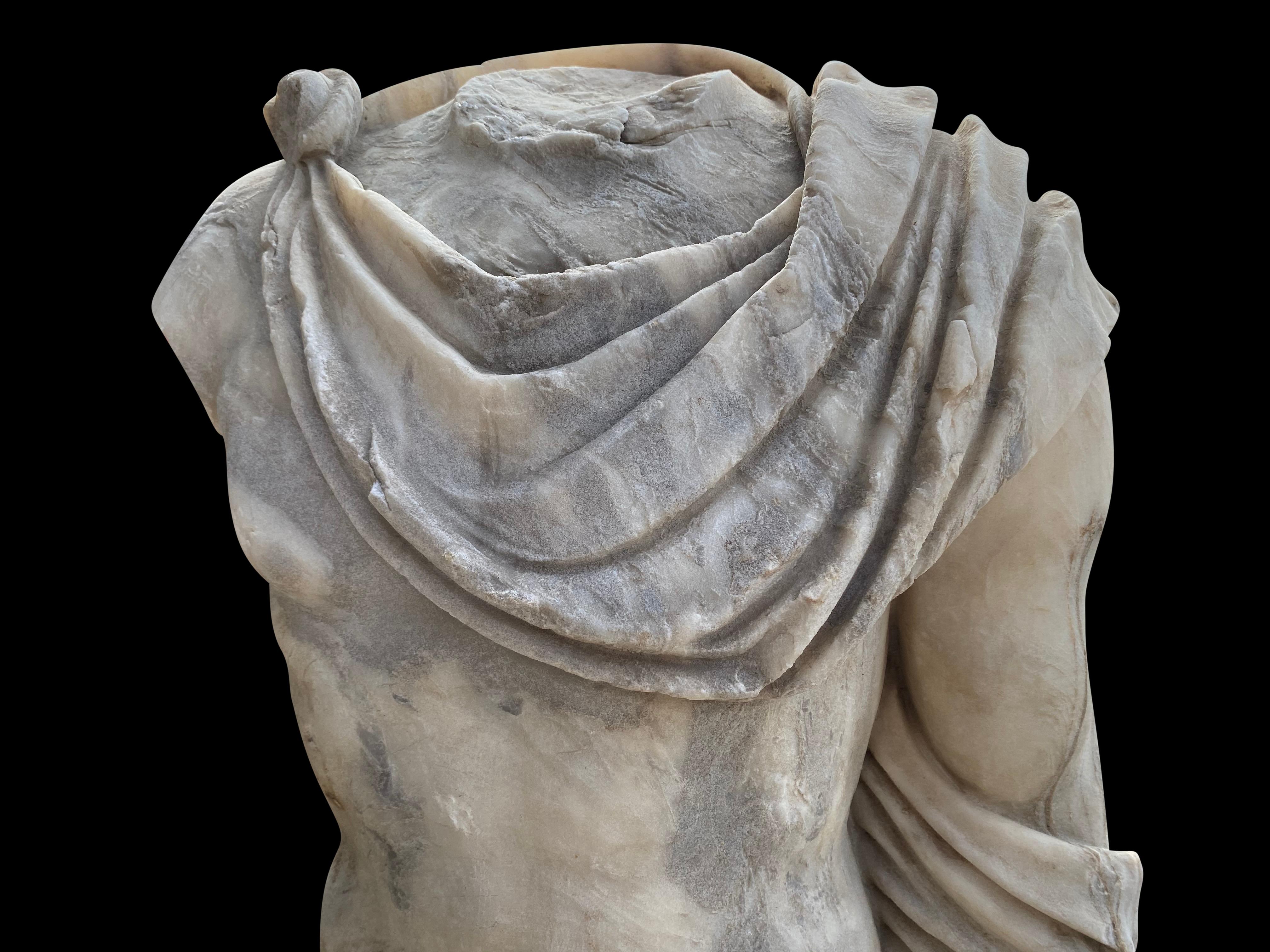 20th Century Replica of Greek Roman Marble Torso For Sale 11