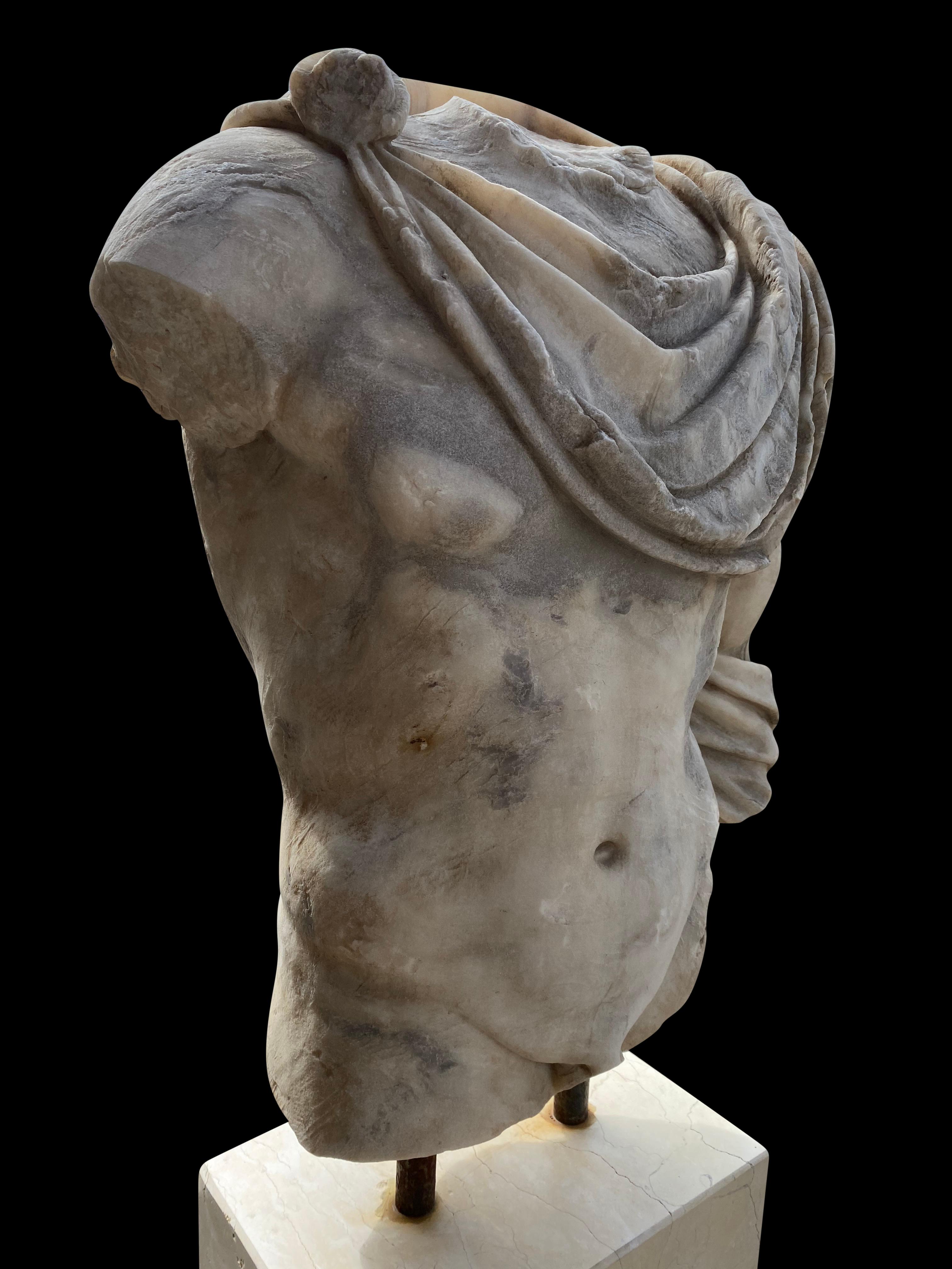 20th Century Replica of Greek Roman Marble Torso For Sale 1