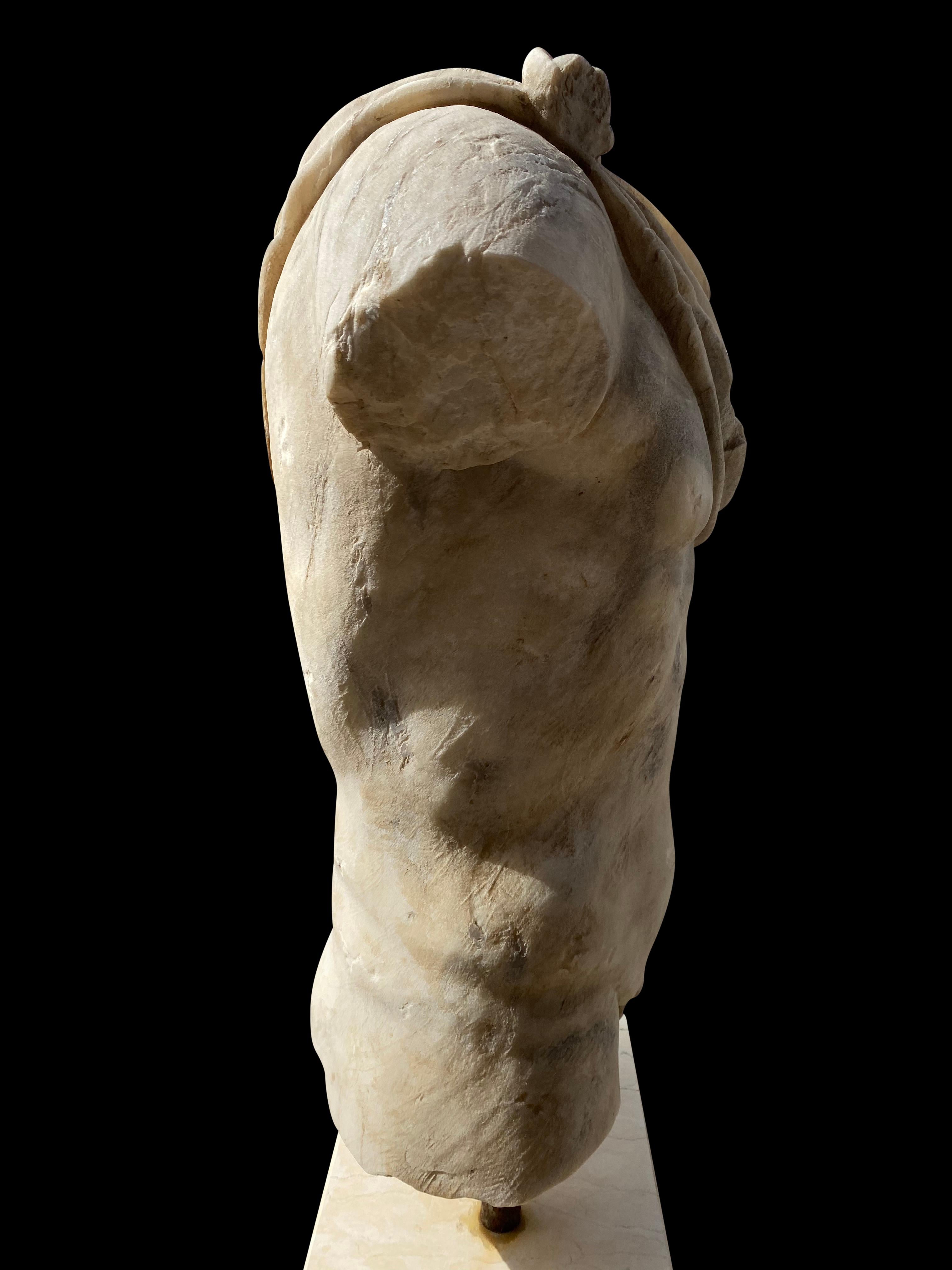 20th Century Replica of Greek Roman Marble Torso For Sale 2