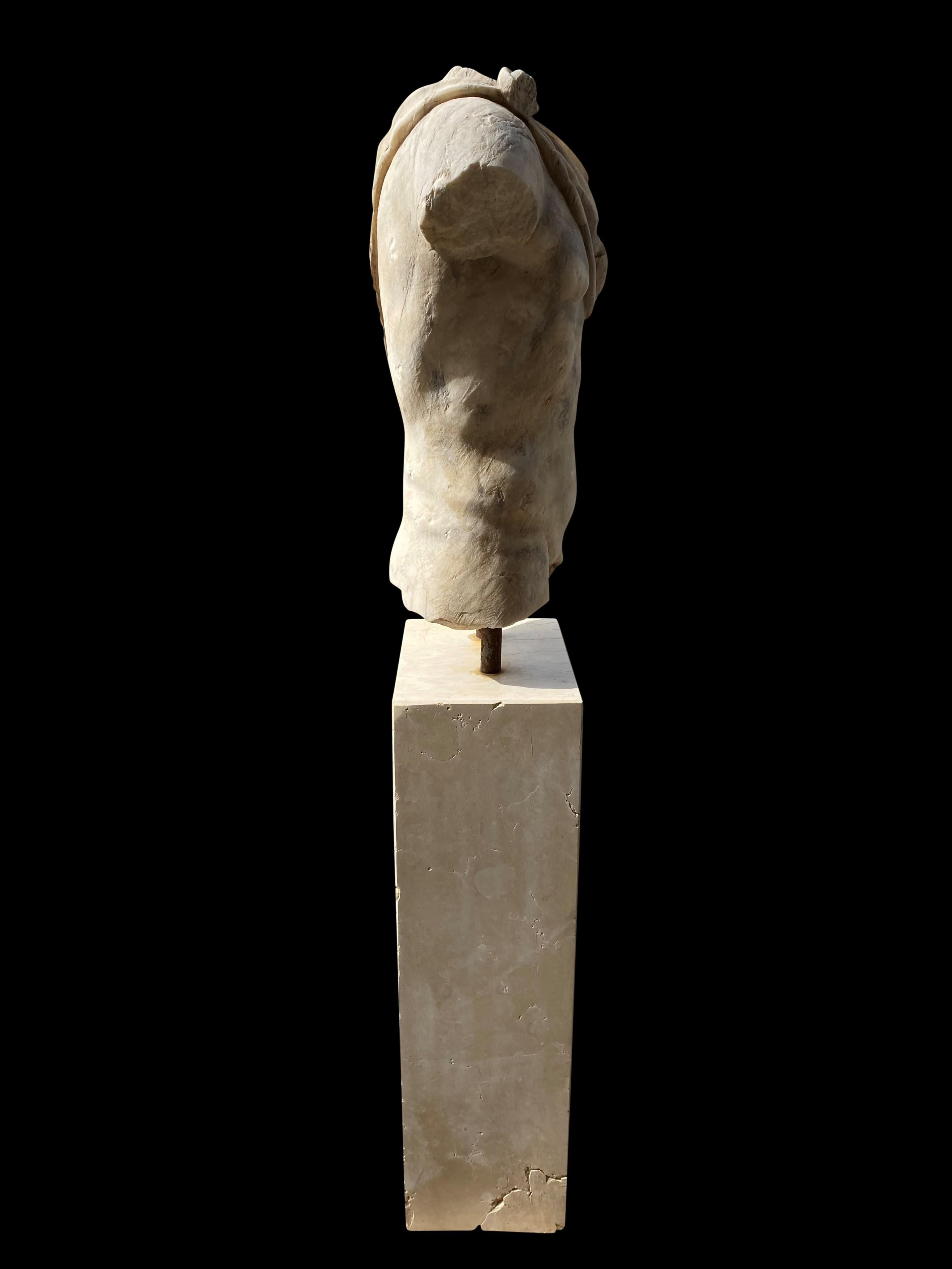 20th Century Replica of Greek Roman Marble Torso For Sale 3