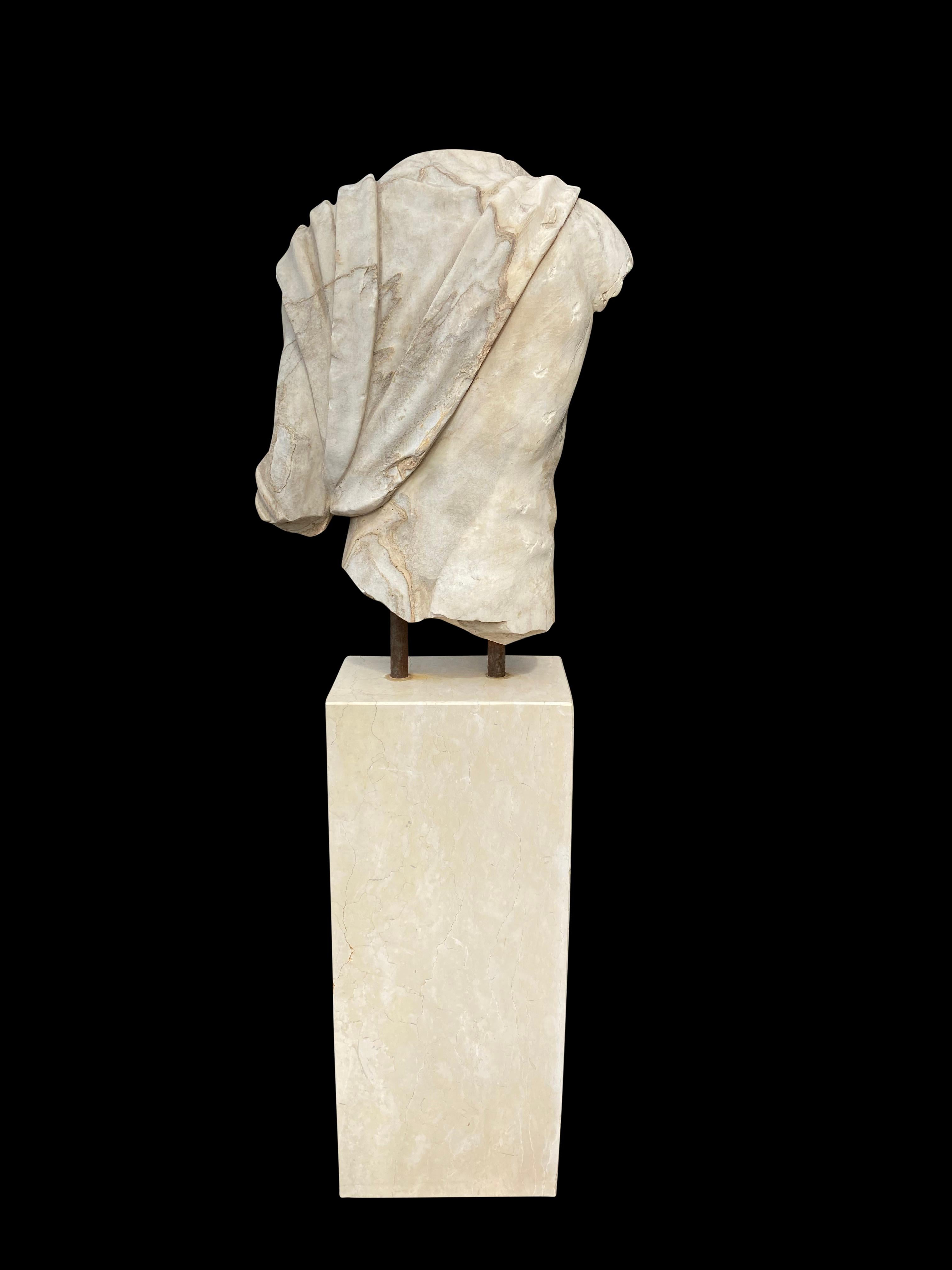 20th Century Replica of Greek Roman Marble Torso For Sale 4