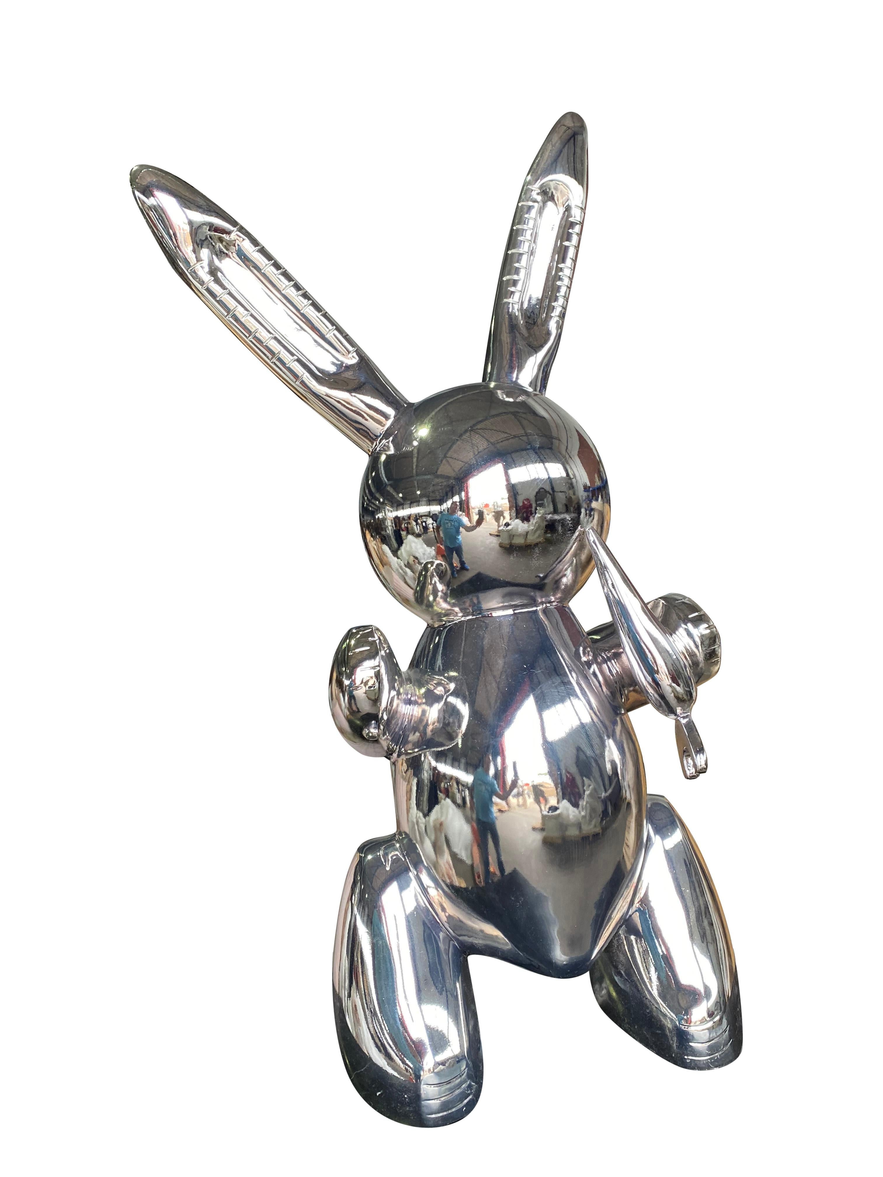 20th Century  Chrome Rabbit For Sale 3
