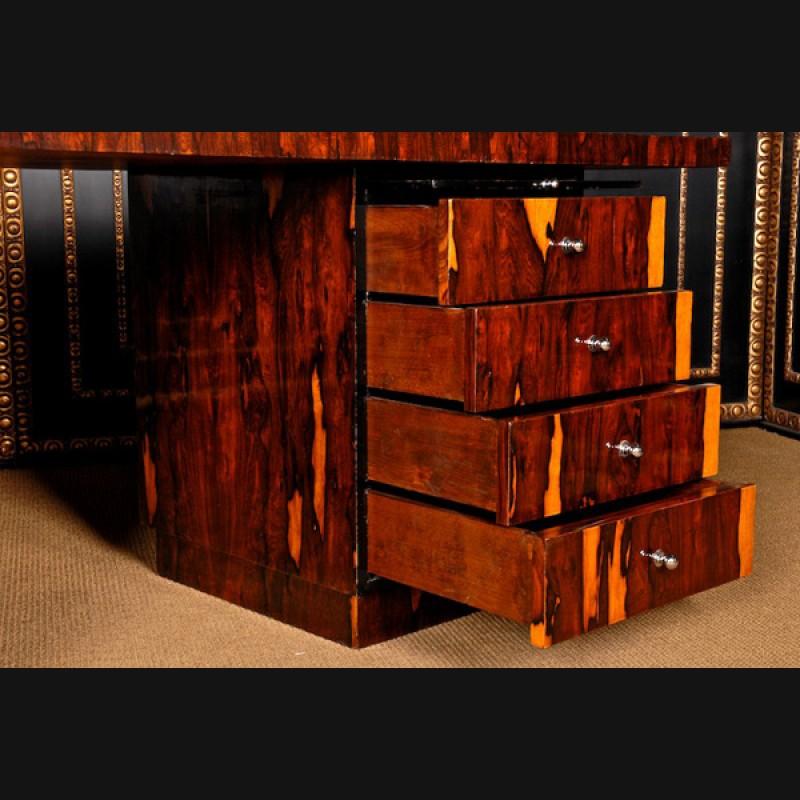 20th Century Representative Monumental Art Deco Desk #3 9