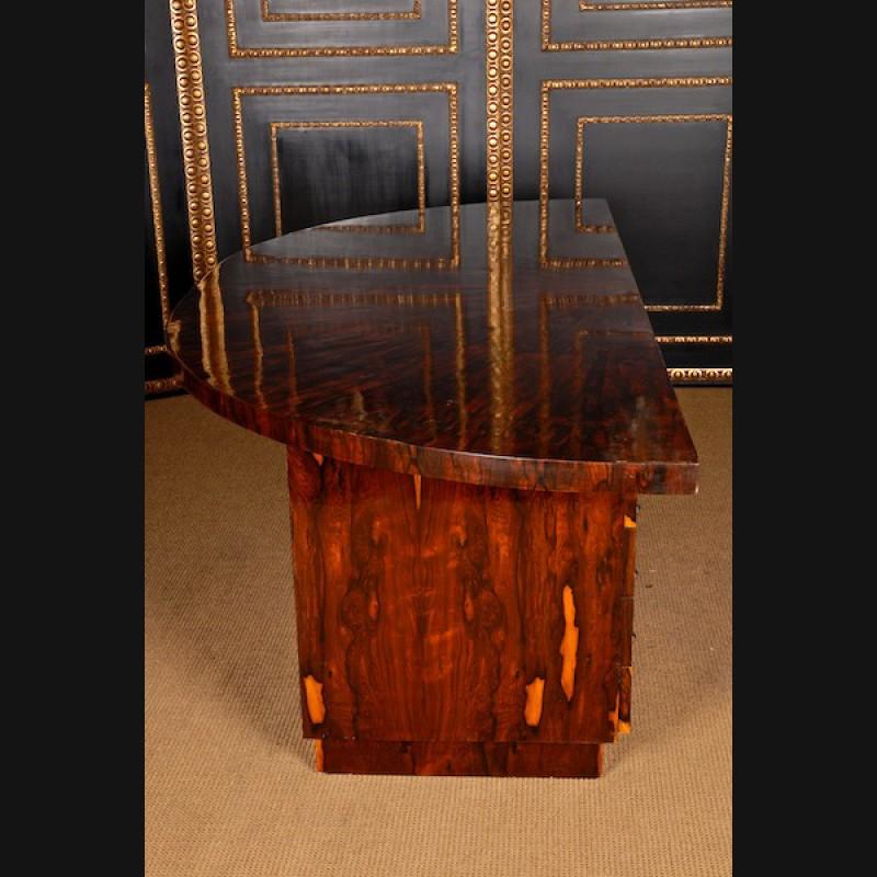 20th Century Representative Monumental Art Deco Desk #3 In Fair Condition In Berlin, DE
