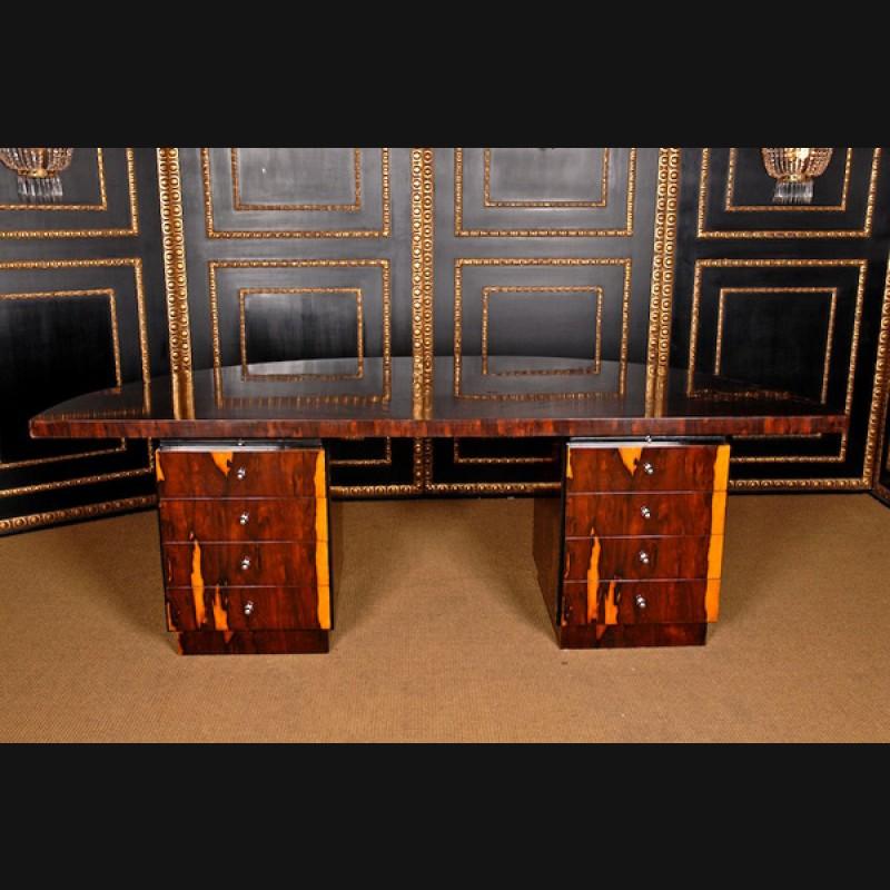 20th Century Representative Monumental Art Deco Desk #3 2