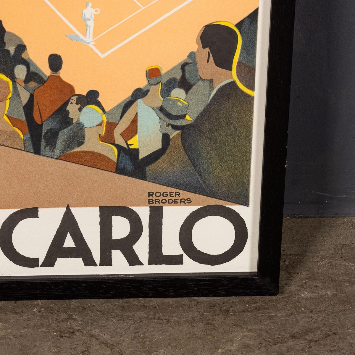 20th Century Reprint Of Roger Broder's Monte Carlo Plm Poster, c.1983 8