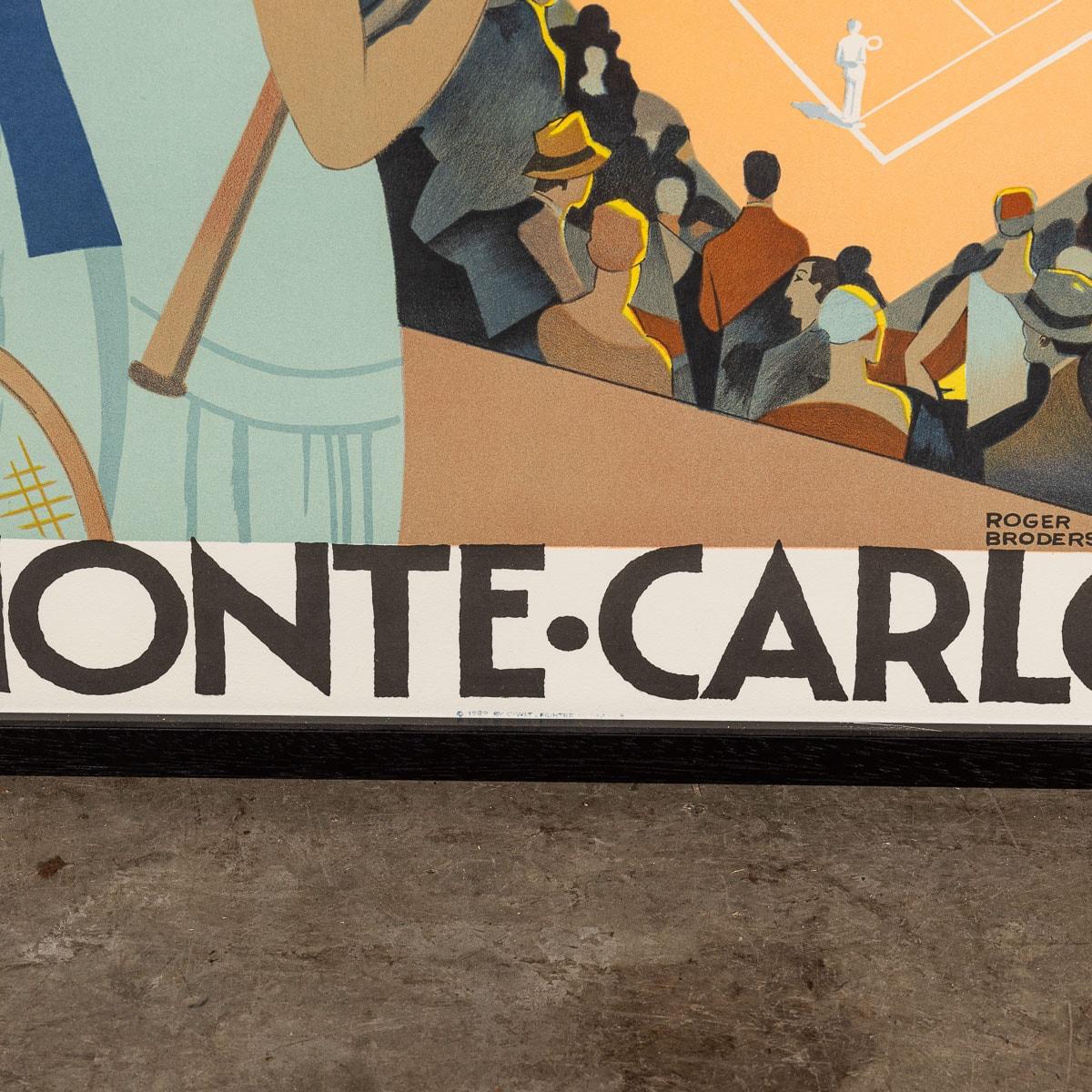 20th Century Reprint Of Roger Broder's Monte Carlo Plm Poster, c.1983 9