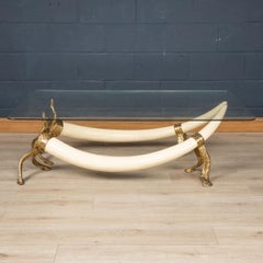20th Century Resin Tusk Coffee Table, Henri Fernandez, c.1970