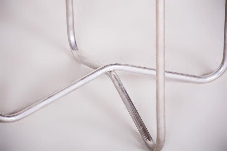 20th Century Restored Chrome Small Bauhaus Table, Hynek Gottwald, 1940s For  Sale at 1stDibs