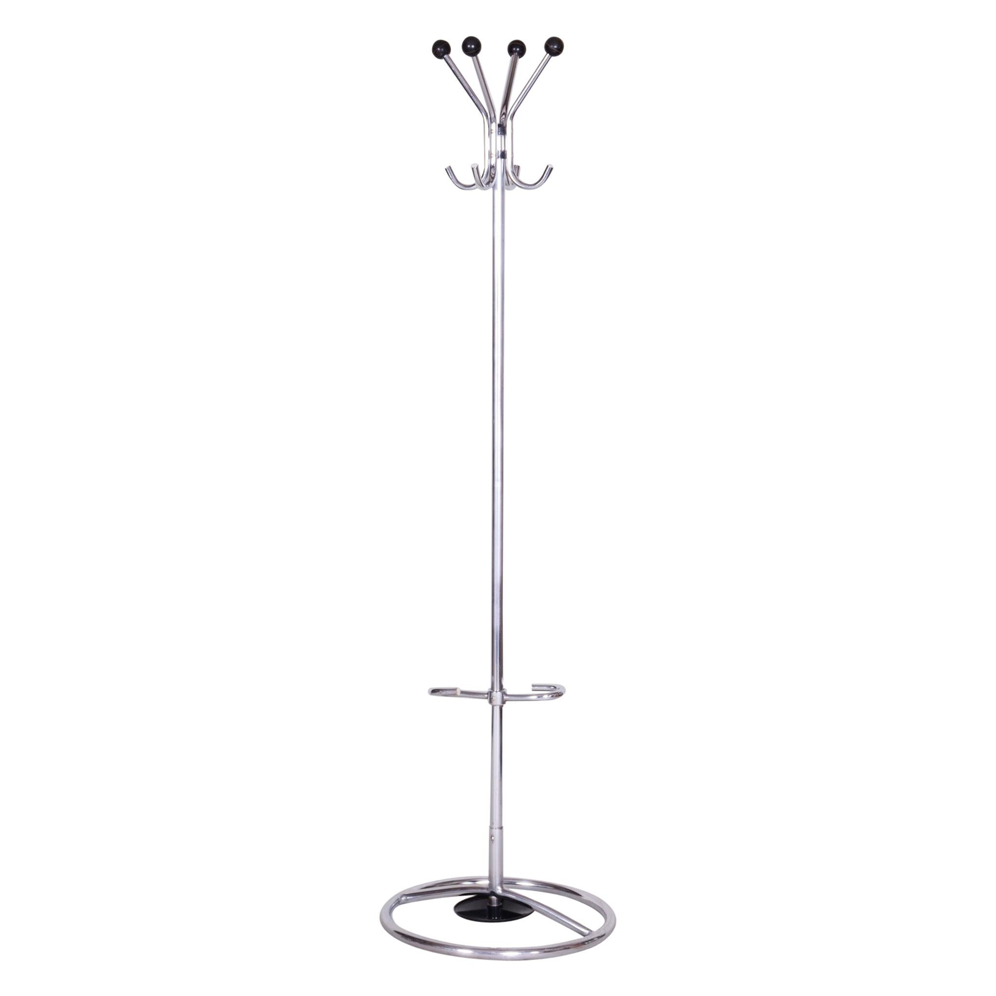 20th Century Restored Czech Bauhaus Hall Coat Stand by Robert Slezák, 1930s For Sale