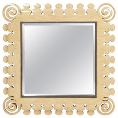 20th Century Reticulated Faux Bone Mirror