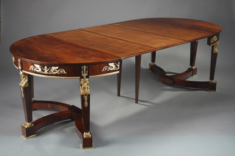20th Century Return from Egypt Expanding Table by Maison Jansen For Sale at 1stDibs