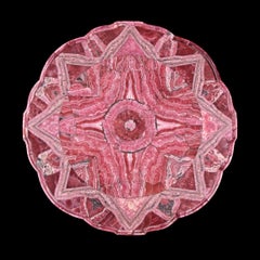 Plateau-Tischplatte mit Rhodochrosit-Edelsteinen aus dem 20. Jahrhundert