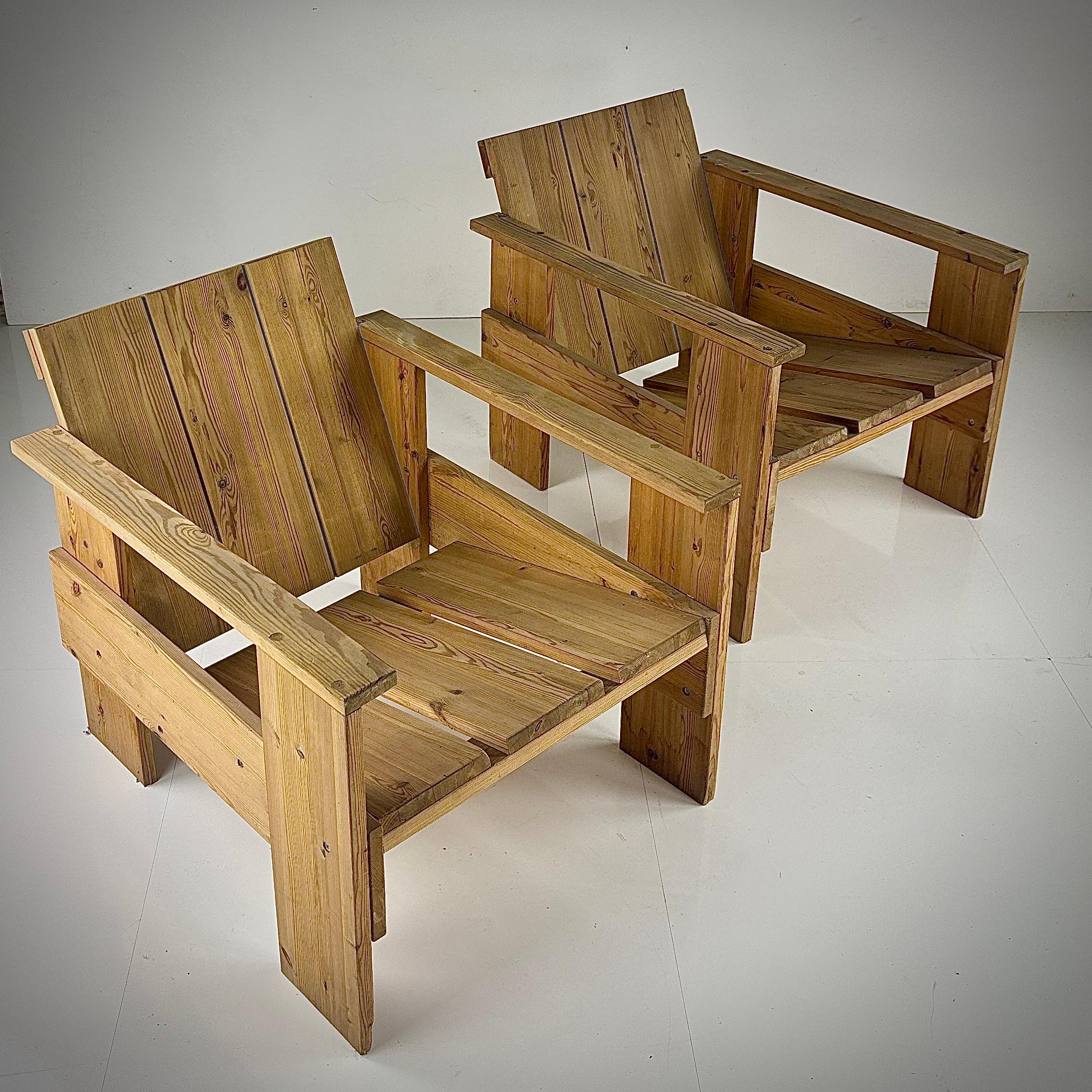 Néerlandais Chaise à caisse 