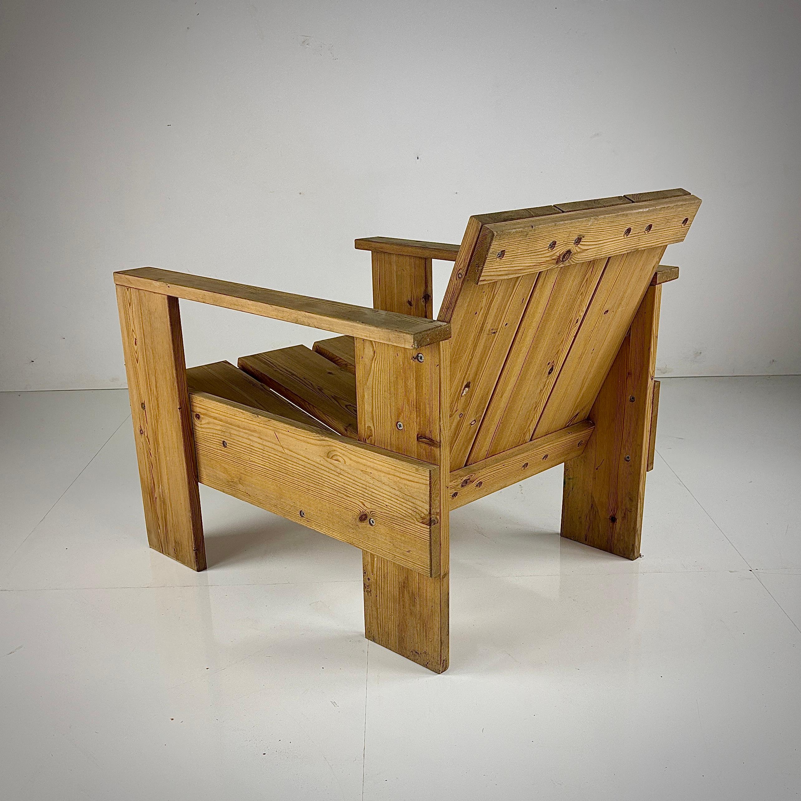 Chaise à caisse 