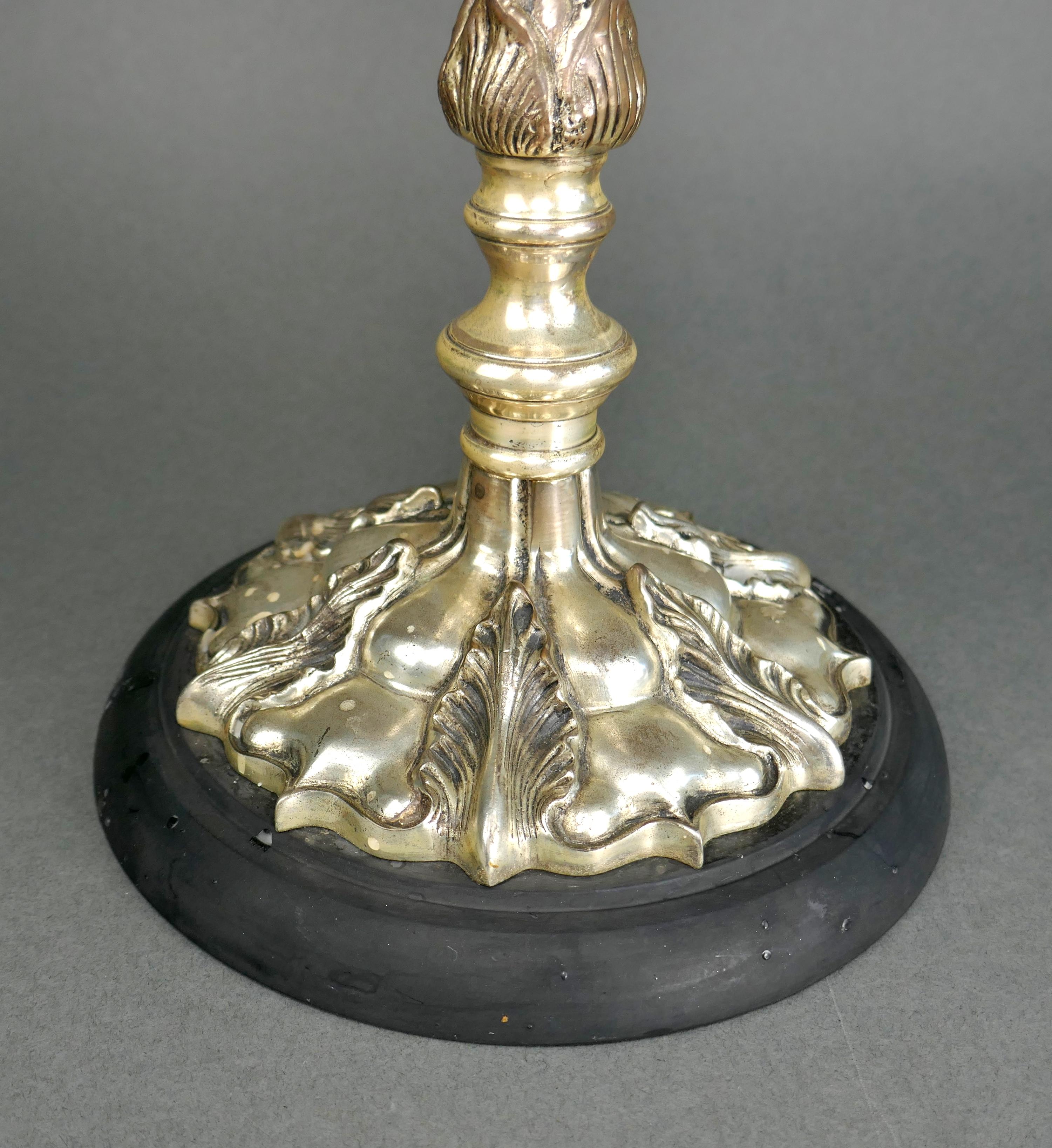 20th Century Rococo Silver Plate Five Arm Table Centerpiece Candelabra 2