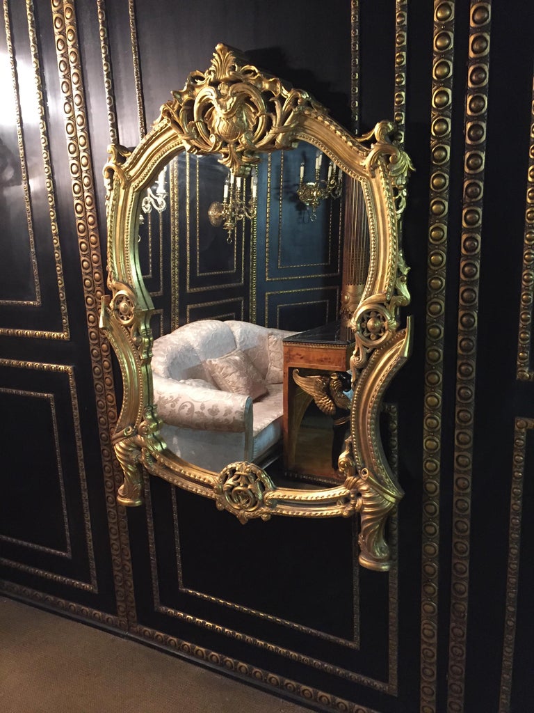 20th Century Rococo Wall-Mirror For Sale at 1stDibs