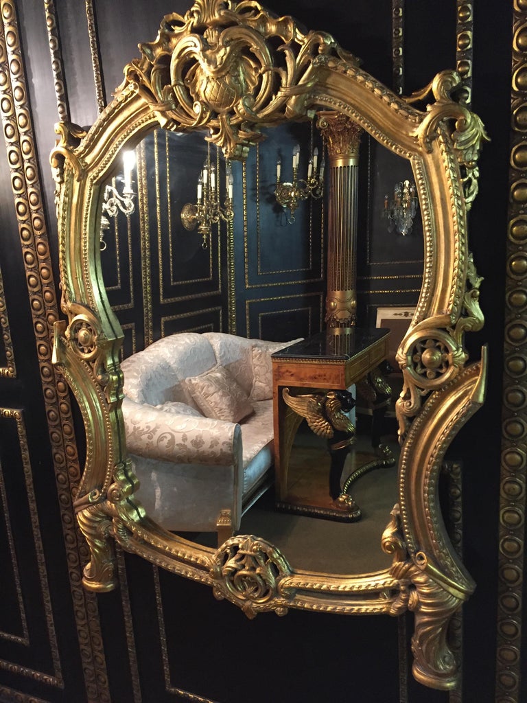 20th Century Rococo Wall-Mirror For Sale at 1stDibs
