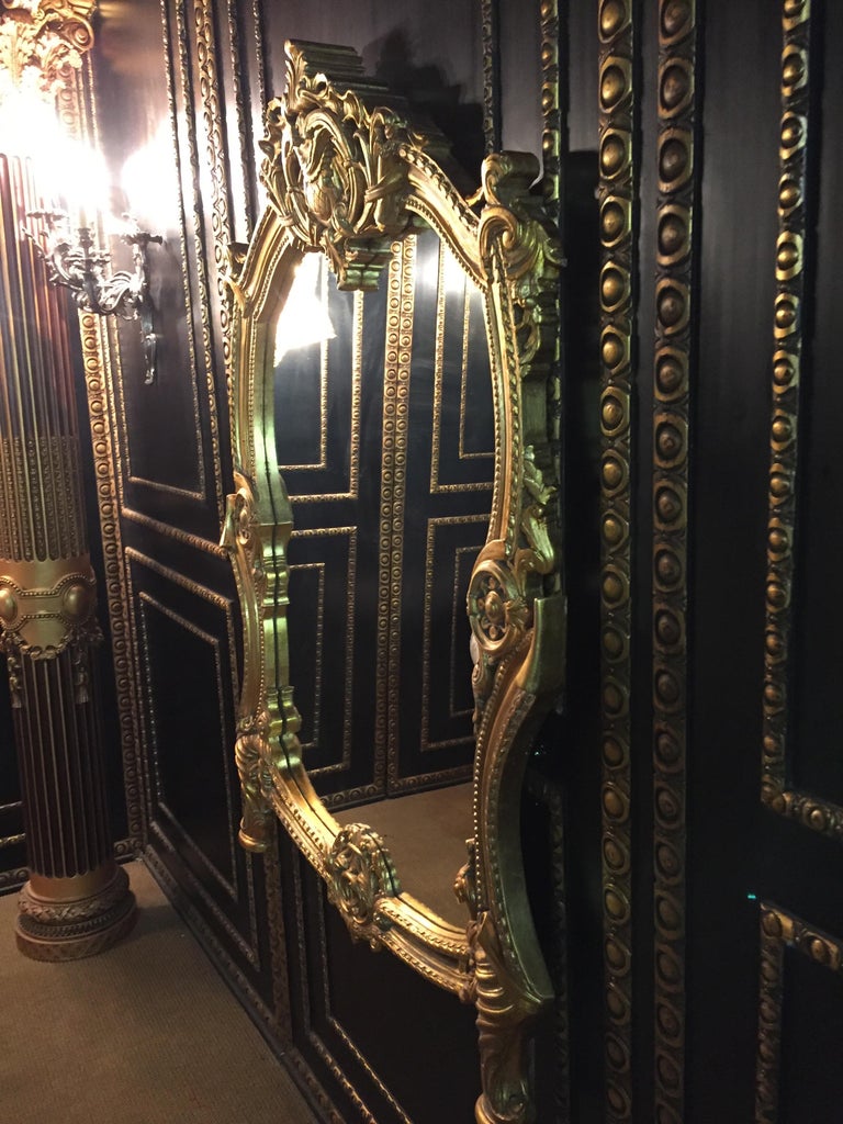 20th Century Rococo Wall-Mirror For Sale at 1stDibs