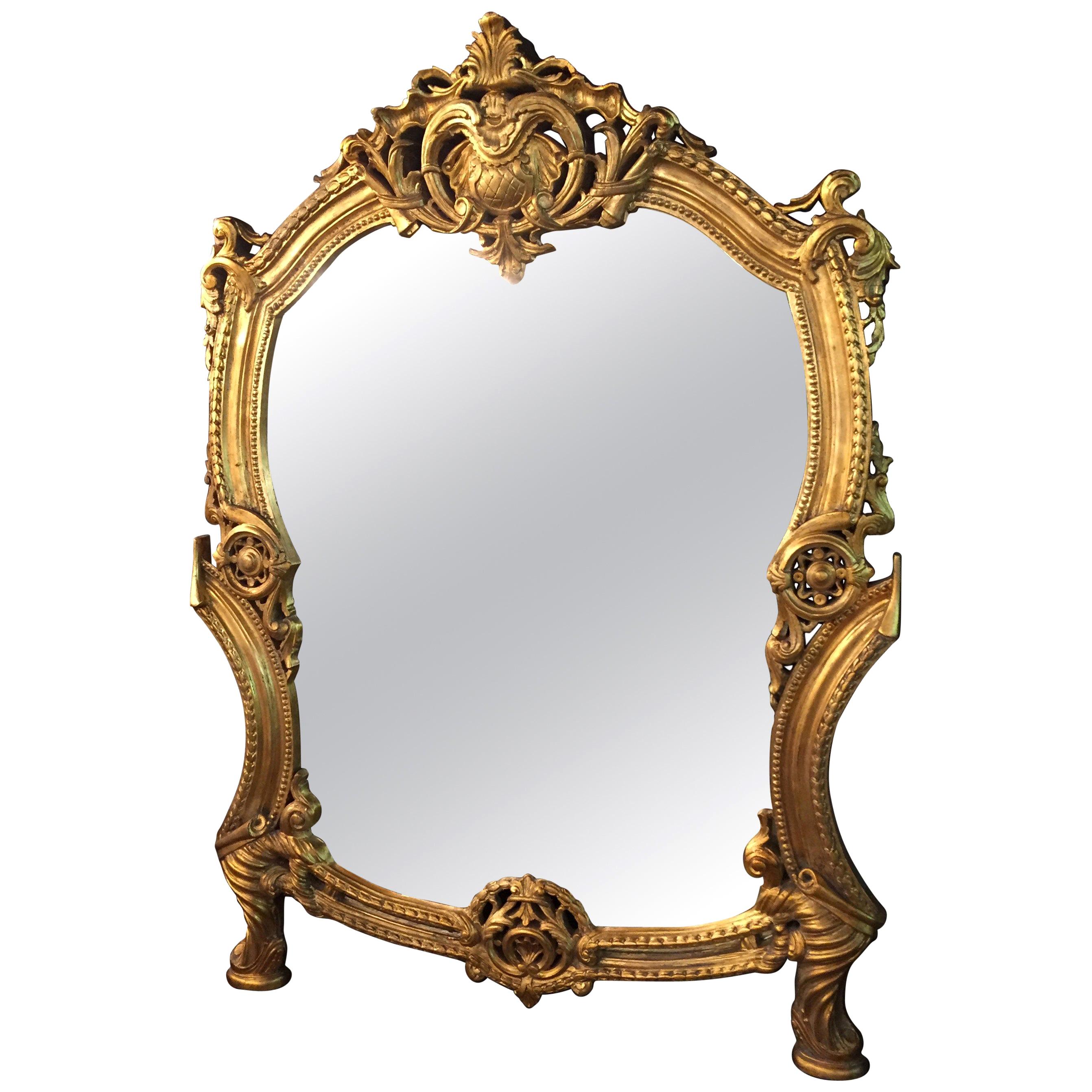 20th Century Rococo Wall-Mirror