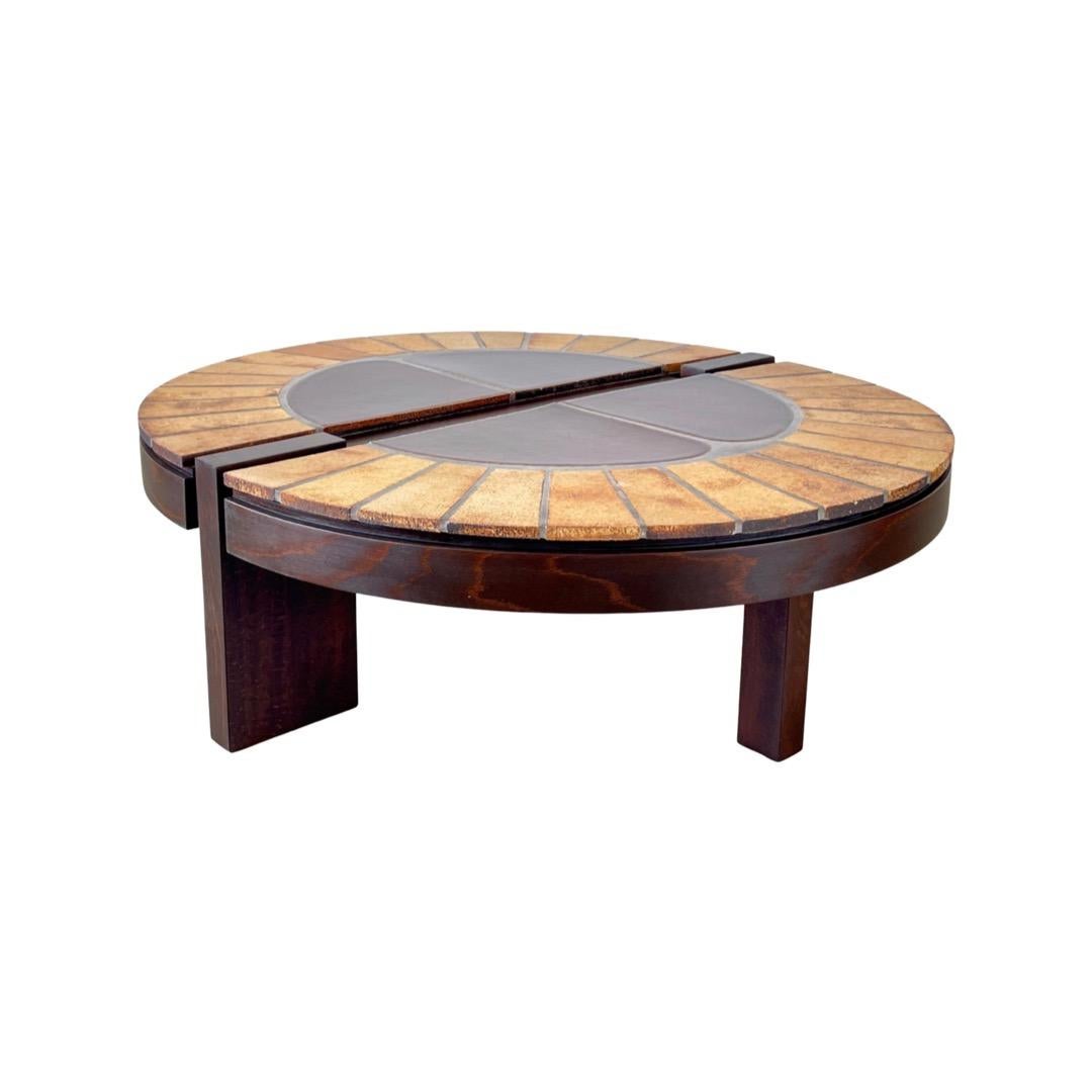 20th Century Roger Capron Coffee Table Vallauris 960 In Good Condition In Saint Rémy de Provence, FR