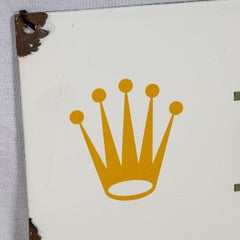 20th Century Rolex Enamel Advertising Sign