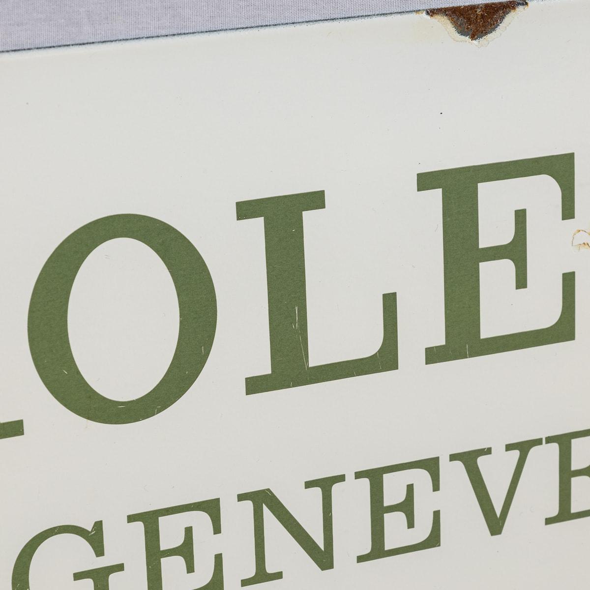 20th Century Rolex Enamel Advertising Sign For Sale 2