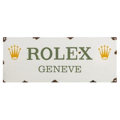 20th Century Rolex Enamel Advertising Sign