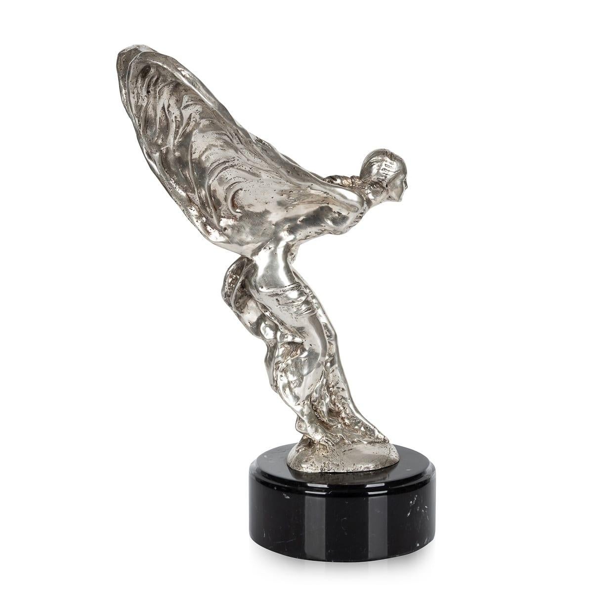 20th Century Rolls Royce 'Spirit Of Ecstasy' Statue In Good Condition For Sale In Royal Tunbridge Wells, Kent