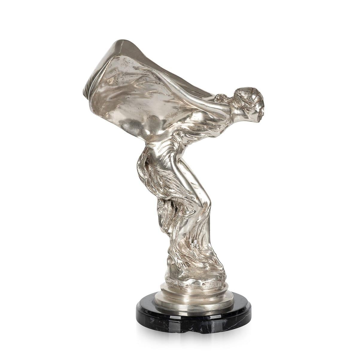 20th Century Rolls Royce 'Spirit Of Ecstasy' Statue In Good Condition For Sale In Royal Tunbridge Wells, Kent