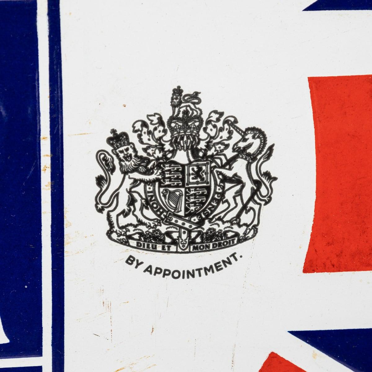 20th Century Rolls Royce Union Jack Enamel Sign For Sale 1