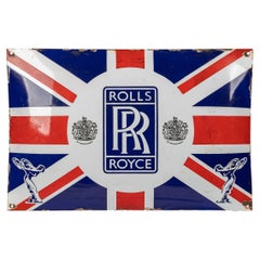 Signo de esmalte de la Union Jack de Rolls Royce del siglo XX