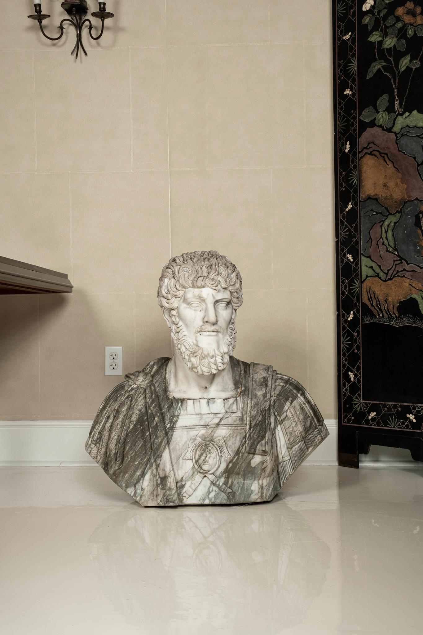 20th Century Roman Marble Bust~ Lucius Verus 4