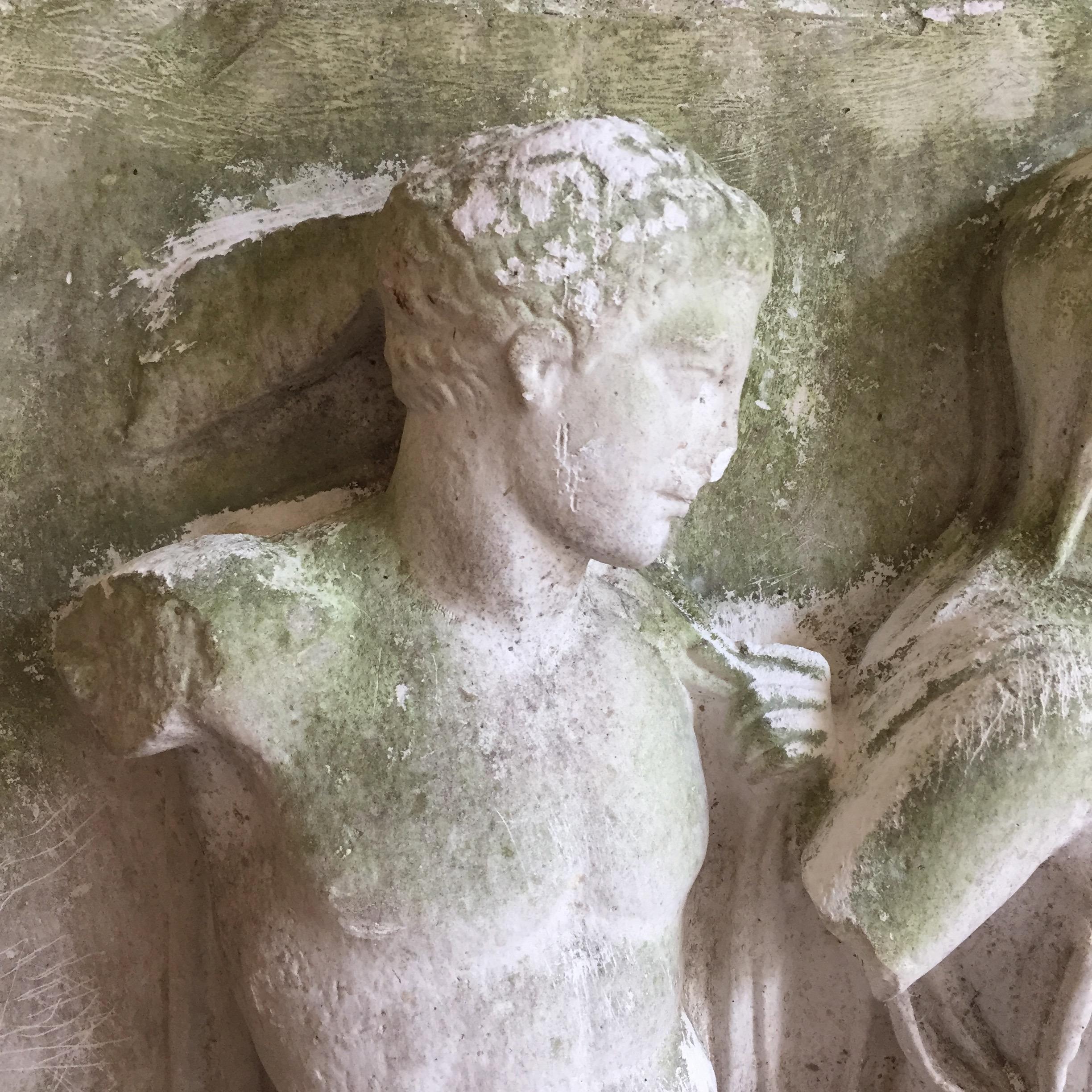 20th Century Roman Relief in Plaster from the NY Carlsberg Glyptotek 1