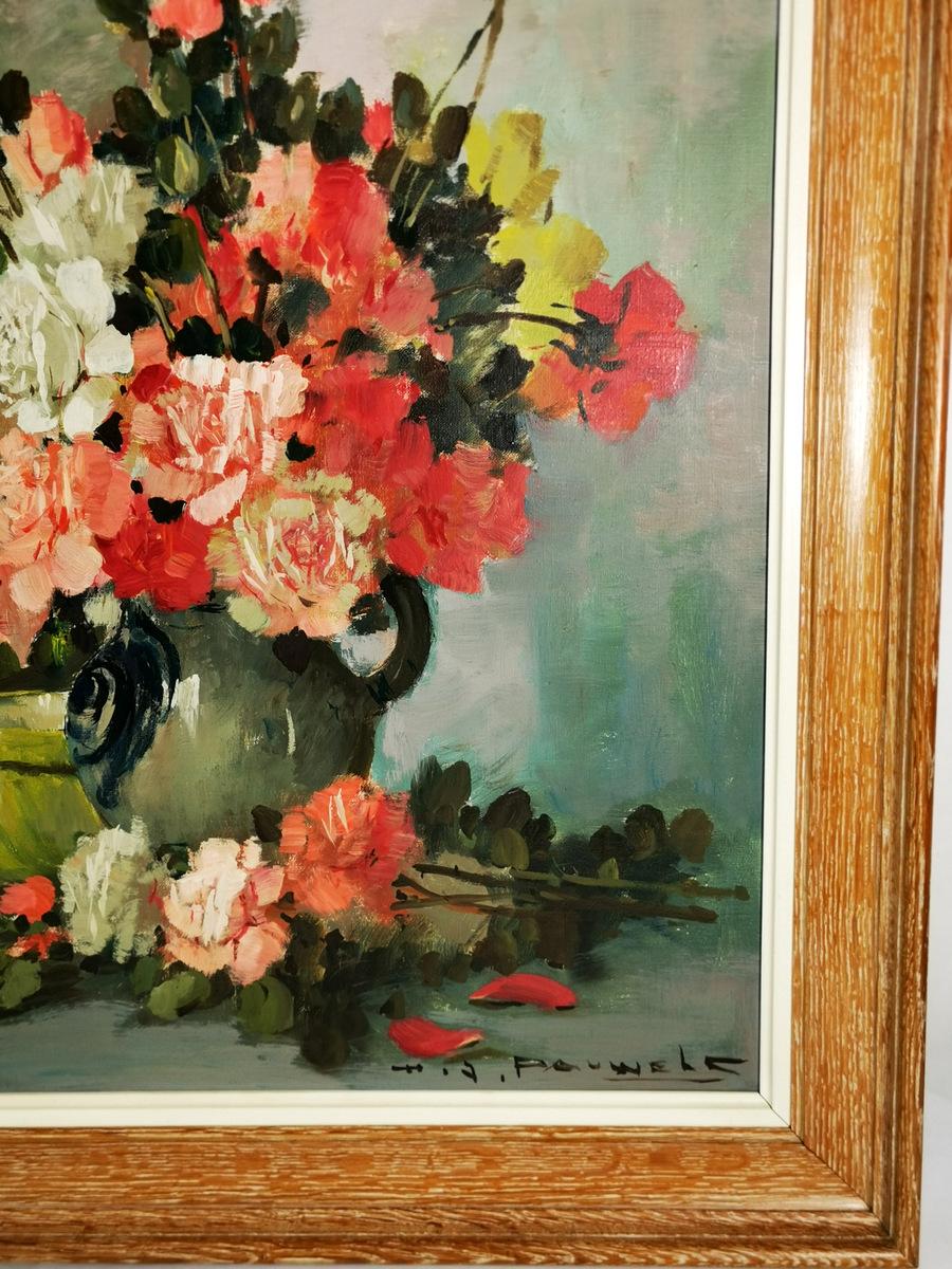 Romantic French Oil on Canvas Painting For Sale 2