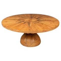 Table "Rosa Dei Venti" du 20ème siècle par Mario Ceroli pour Poltronova, Italie vers 1970