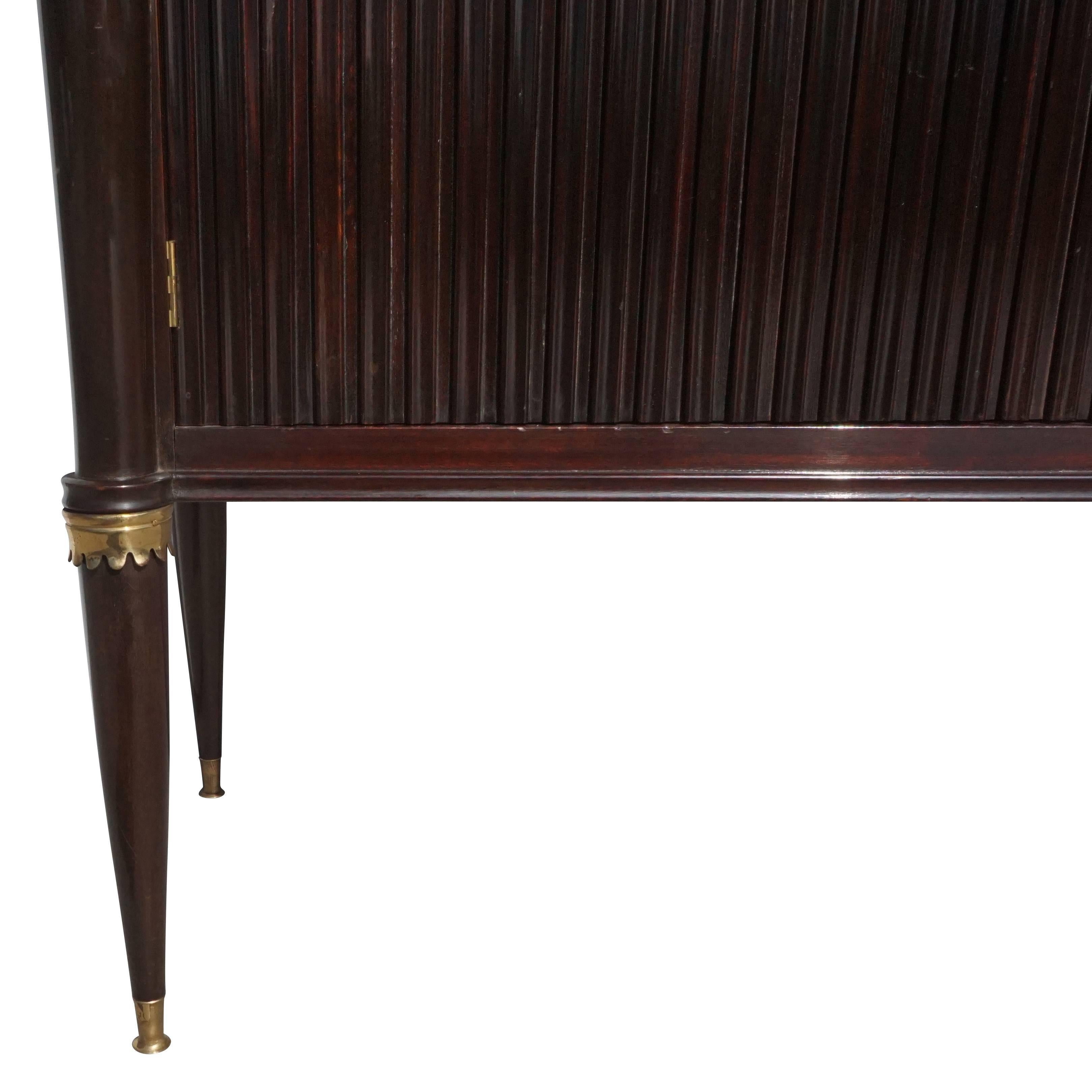 20th Century Rosewood Bar Cabinet, Italian Credenza by Osvaldo Borsani 2